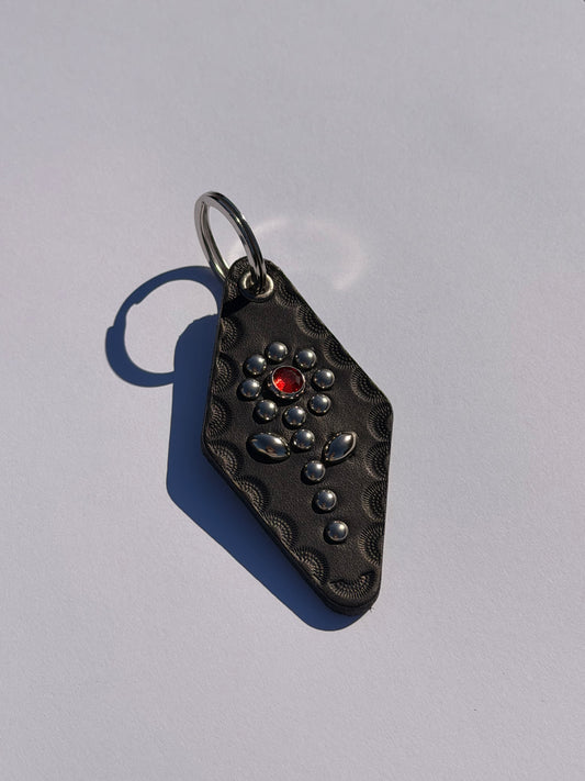 Floral Motel Keychain